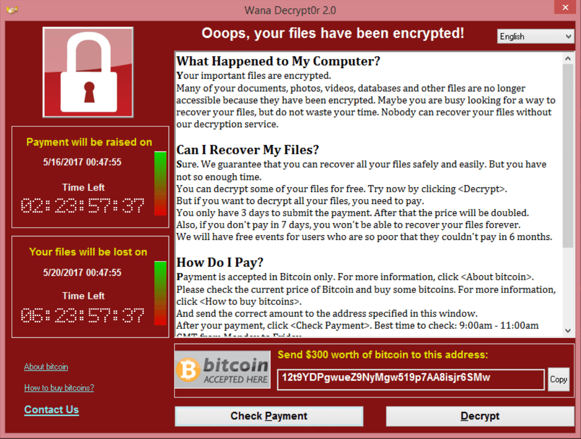 Evolve | Ooops, Your files have been encrypted